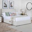 Sutton Natural Fabric 5ft King Size Ottoman Storage Bed