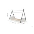 Teepee Kids Bed - White
