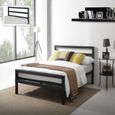 City Block Bed - Black Metal - Sizes Available