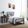 City Block Bed - Grey Metal - Sizes Available