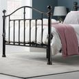 Victoria Bed Frame - Black Nickel Metal - Sizes Available