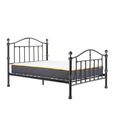 Victoria Bed Frame - Black Nickel Metal - Sizes Available