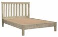 Washed Grey Reclaimed Pine 5ft King Size Slatted Bed