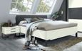 Breda Bed - Upholstered Cushion Headboard - White - Variation Available