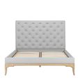 Toulon Bed - Oak - Sizes Available