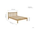 Woburn Bed - Rustic Oak - Sizes Available