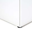 Chelsea Bedside Cabinet - 2 Drawer - White Gloss