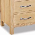 New Trinity Bedside Cabinet - 3 Drawer - Natural Oak