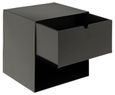 Joliet Bedside Cabinet - 1 Drawer - Black