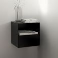 Joliet Bedside Cabinet - 1 Drawer - Black