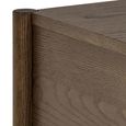 Monfort Bedside Table - 1 Drawer - Smoked Oak