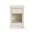 Cameo Bedside Cabinet - 1 Drawer - White
