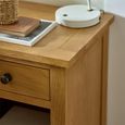 Marlborough Bedside Cabinet - 1 Drawer - Oak