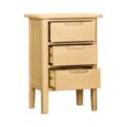Twyford Bedside Cabinet - 3 Drawer - Oak