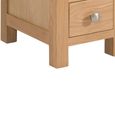 Appleby Compact Bedside Cabinet - 3 Drawer - Oak
