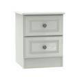 Pembroke Cashmere 2 Drawer Bedside Cabinet