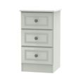 Pembroke Cashmere 3 Drawer Bedside Cabinet