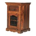 Indian Sheesham LHF Door Bedside Cabinet