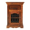 Indian Sheesham LHF Door Bedside Cabinet