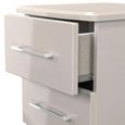 Paris Bedside Cabinet - 2 Drawer - Cashmere
