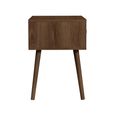 Herringford Bedside Table - 1 Drawer - Walnut