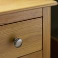 Somerset Compact Bedside Table - 1 Drawer - Oak