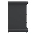 Paris Bedside Cabinet - 2 Drawer - Grey