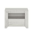 Angel Bedside Cabinet - 1 Drawer - White