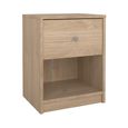 May Bedside Cabinet - 1 Drawer - Oak