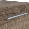 Pepe Bedside Cabinet - 2 Drawer - Truffle Oak