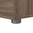Pepe Bedside Cabinet - 2 Drawer - Truffle Oak