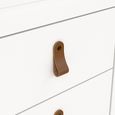 Barcelona Bedside Cabinet - 2 Drawer - White