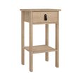 Barcelona Bedside Table - 1 Drawer - Jackson Hickory Oak