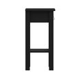 Barcelona Bedside Table - 1 Drawer - Matt Black