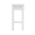 Barcelona Bedside Table - 1 Drawer - White