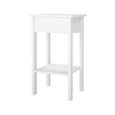 Barcelona Bedside Table - 1 Drawer - White