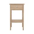 Madrid Bedside Table - 1 Drawer - Jackson Hickory Oak