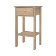 Madrid Bedside Table - 1 Drawer - Jackson Hickory Oak