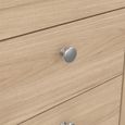 Madrid Bedside Table - 2 Drawer - Jackson Hickory Oak