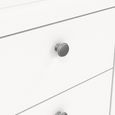 Madrid Bedside Cabinet - 2 Drawer - White
