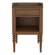Williamson Bedside Table - 1 Drawer - Mid Gloss Lacquered