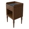 Williamson Bedside Table - 1 Drawer - Mid Gloss Lacquered