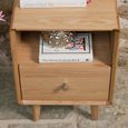 Jenson Oak Bedside Table - 1 Drawer