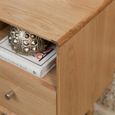 Jenson Oak Bedside Table - 1 Drawer