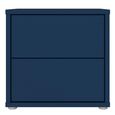 Alice Springs Bedside Cabinet - 2 Drawer - Low - Night Blue