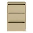 Alice Springs Bedside Cabinet - 3 Drawer - Butter Yellow