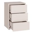 Alice Springs Bedside Cabinet - 3 Drawer - Sand