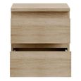 Edmore Bedside Cabinet - 2 Drawer - Sonoma Oak