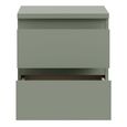 Edmore Bedside Cabinet - 2 Drawer - Sage Green