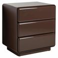 Demy Bedside Cabinet - 3 Drawer - Chestnut